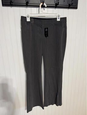 Express Editor Women's 8R Charcoal Grey Trouser Dress Pants